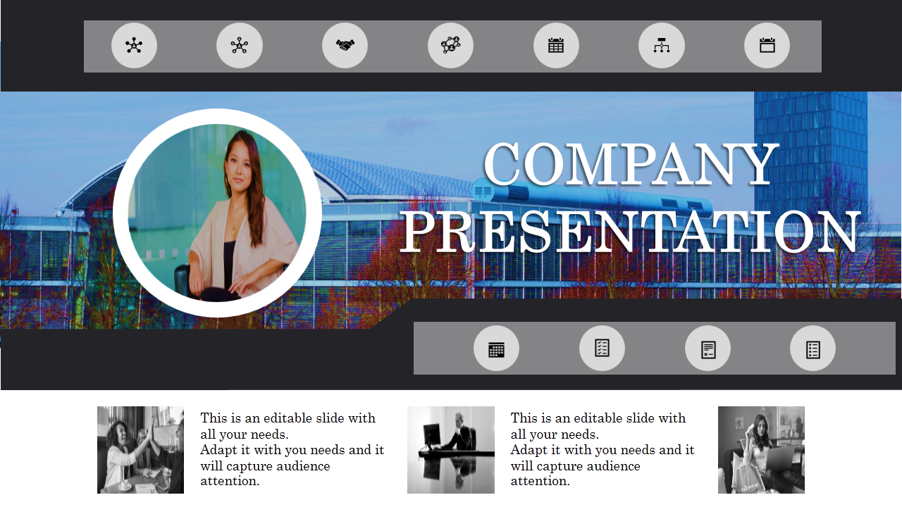 Incredible Company PowerPoint template and Google Slides for introduction